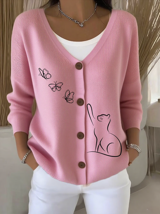 Regular Fit Casual Cardigan