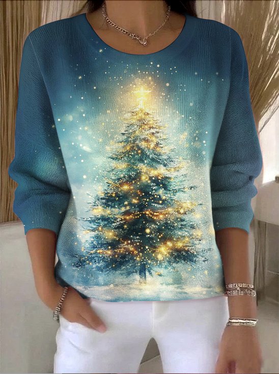 Vintage Crew Neck Regular Fit Sweater