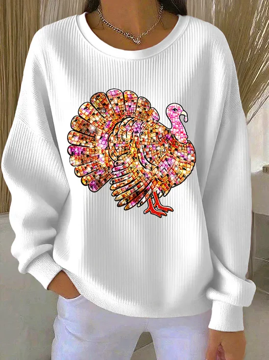 Regular Fit Casual Turkey Cotton Sweatshirt