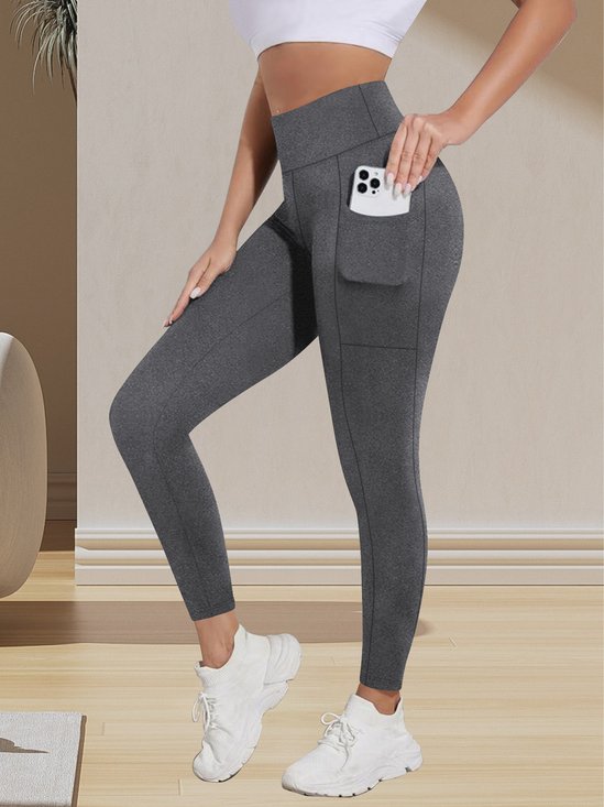 Casual Tight Gradient Pattern Leggings