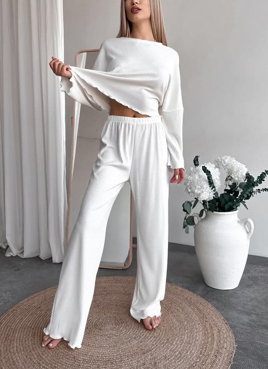 Cotton Casual Two-Piece Set