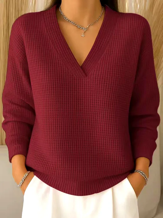 Casual Knitted T-Shirt