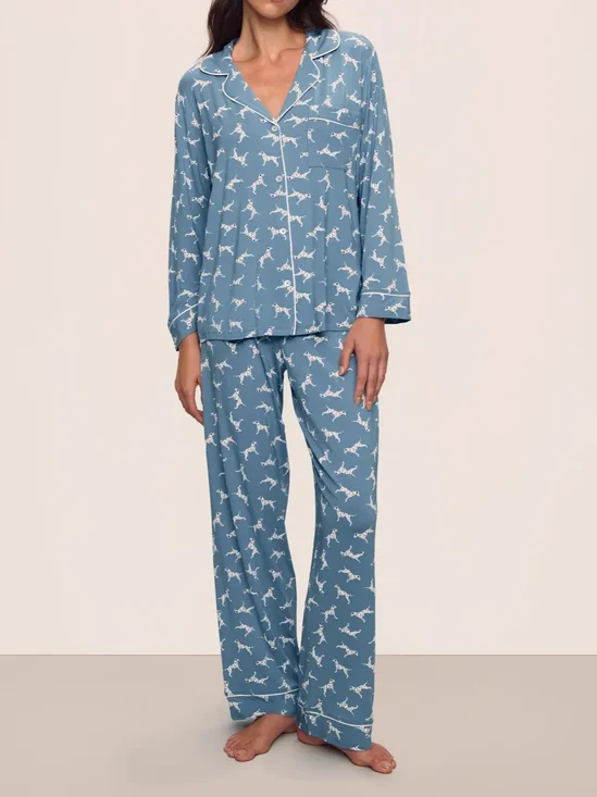 Modal Plain Loose Simple Lounge Set