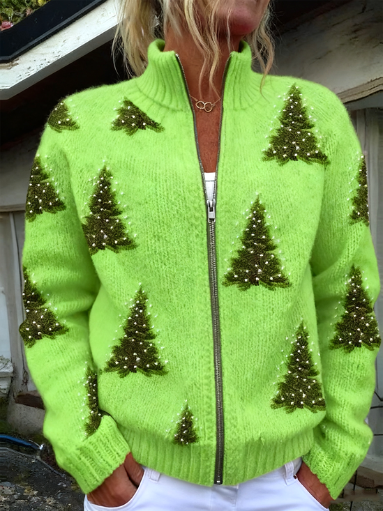 Simple Loose Others Wool/Knitting Cardigan