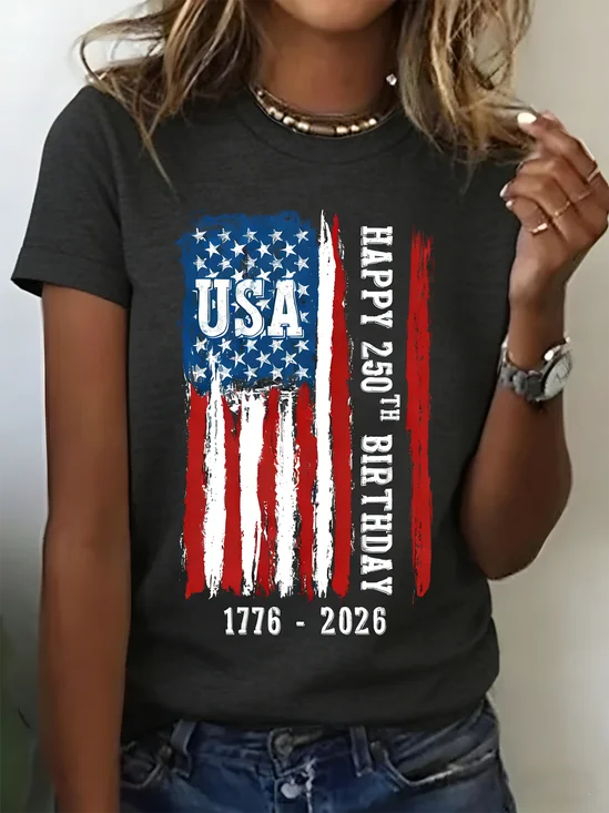 Retro American 250th Anniversary T-shirt, Vintage Independence Day T-shirt