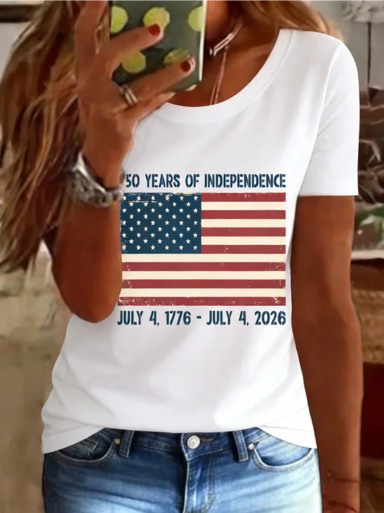 Retro American 250th Anniversary T-shirt, Vintage Independence Day T-shirt