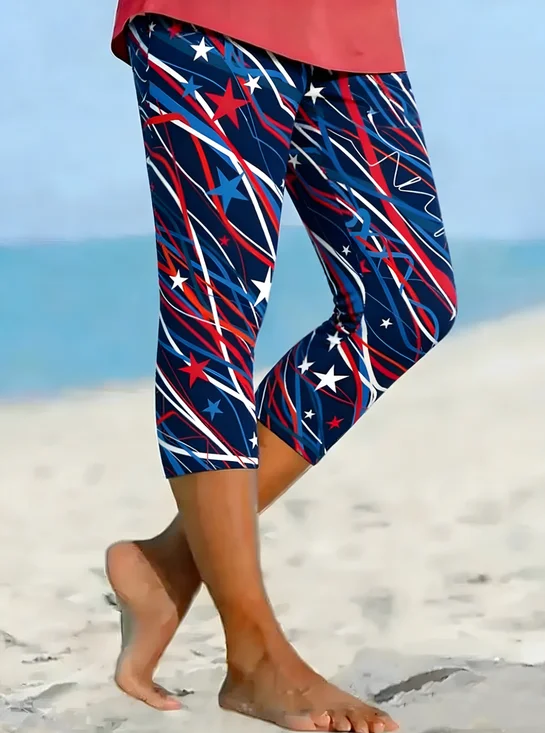 Simple Independence Day Pants