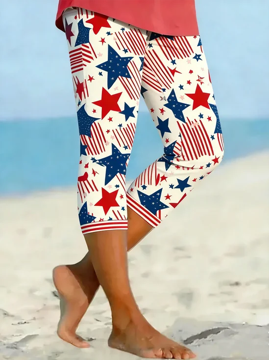 Regular Fit Casual Independence Day Pants