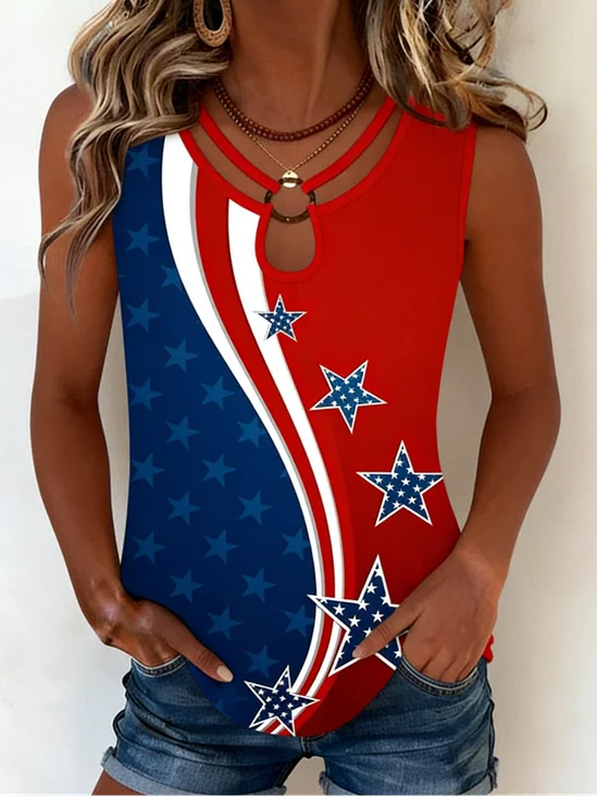 Others Vintage Loose Cotton Tank Top