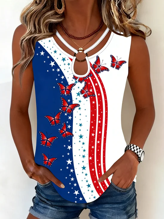 Independence Day Elegant Others Cotton Tank Top
