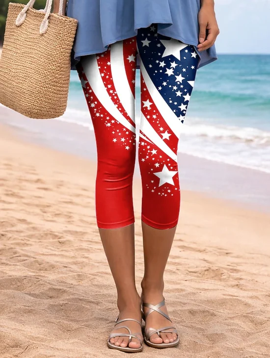 Regular Fit Simple Independence Day Pants