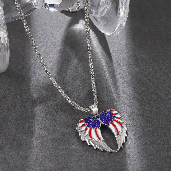 America Flag Casual Pendant Necklaces