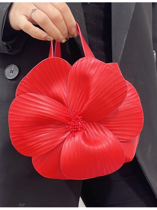 Early Spring New Arrivals: Women's Handbags — Petal & Floral Tote Bag, Creative Flower-Themed Handbag, Shoulder & Crossbody Chain Bag