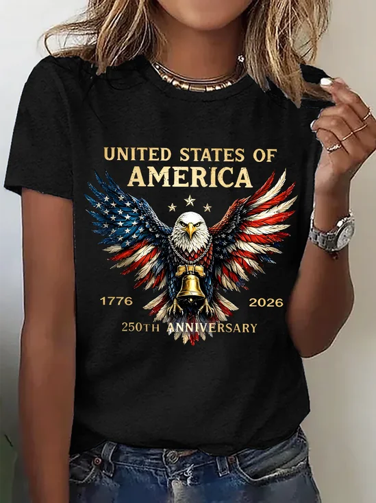 Women's Retro 250th Anniversary of The United States Tee
