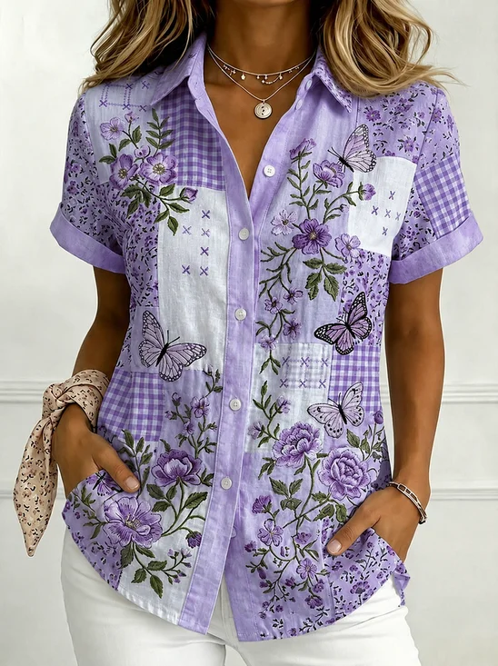 Shirt Collar Regular Fit Elegant Shirt