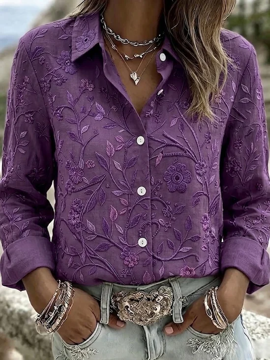 Shirt Collar Vintage 3D Printing Shirt