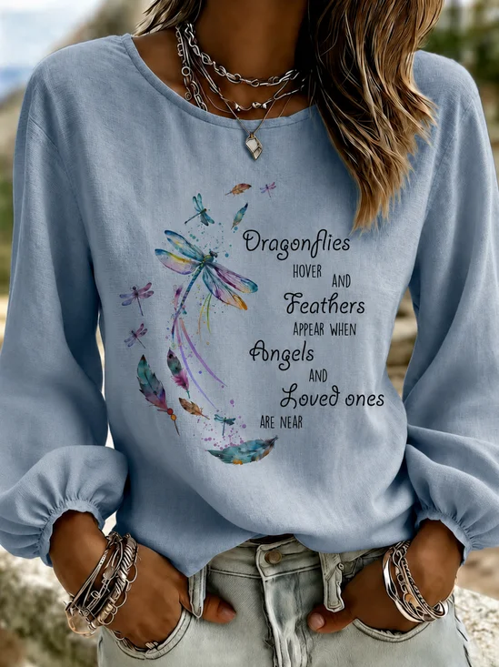 Elegant Crew Neck Blouse
