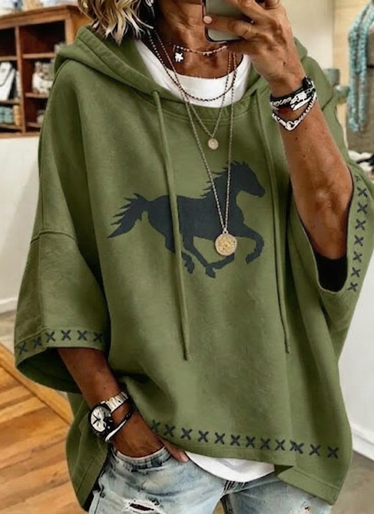 Horse Vintage Hoodie