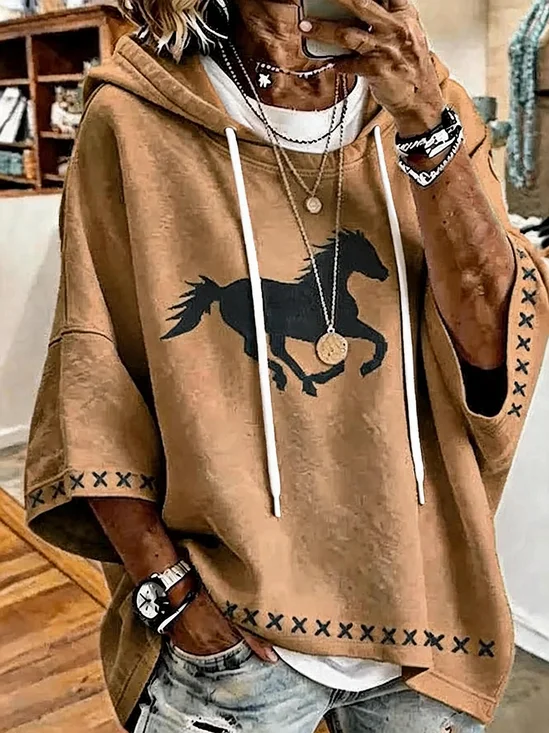 Horse Vintage Hoodie