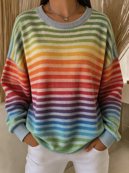 Casual Ombre Sweatshirt