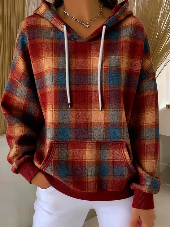 Casual Printing Hoodie Loose Hoodie
