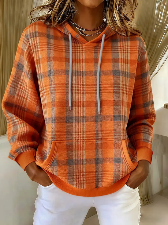 Casual Printing Loose Hoodie Hoodie