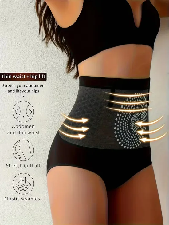 High-waisted tummy control, waist slimming, hip lifting, warm abdomen, shaping and shaping underwear