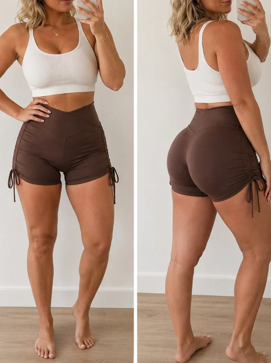 Women's Butt-Lifting Tight Drawstring Yoga Pants