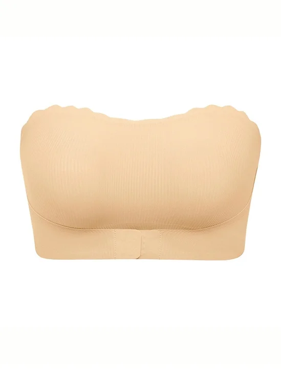 Women's Strapless Front-Closure Push-Up Bra
