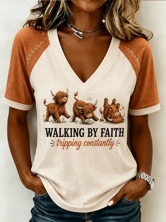 Highland Cow Graphic T-Shirt