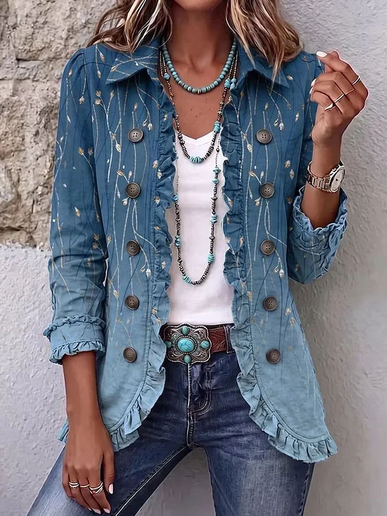 Casual Shawl Collar Jacket