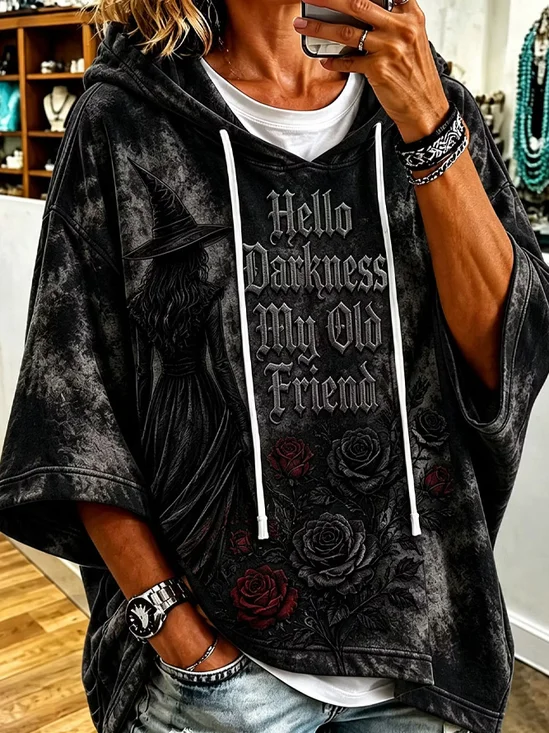 Dark Witch Rose Hoodie