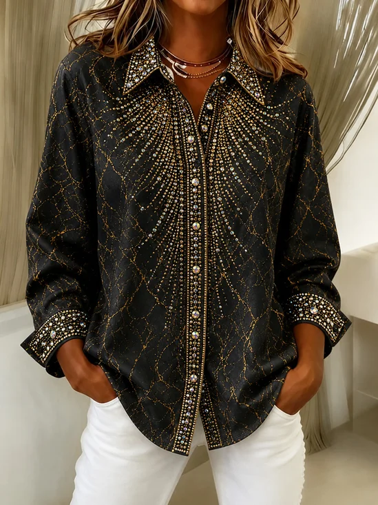 Vintage-Style Decorative Shirt