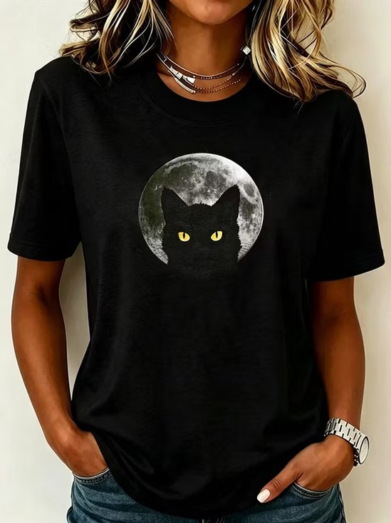 Vintage Black Cat T-Shirt