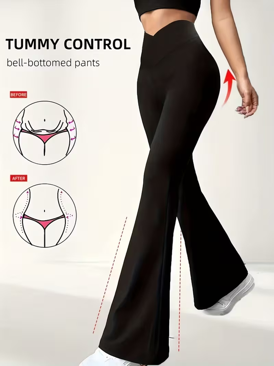Casual Plain Yoga Pants