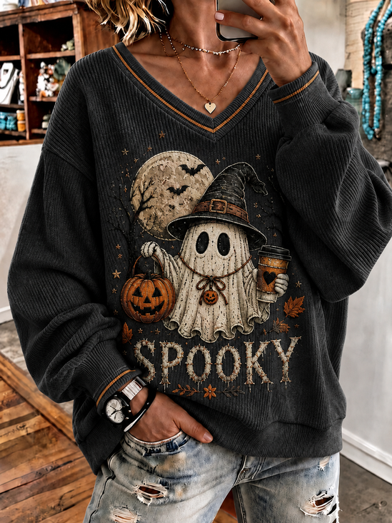 Casual Halloween Sweatshirt