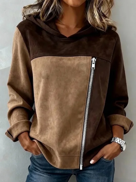 Casual Abstract Hoodie Cotton Hoodie