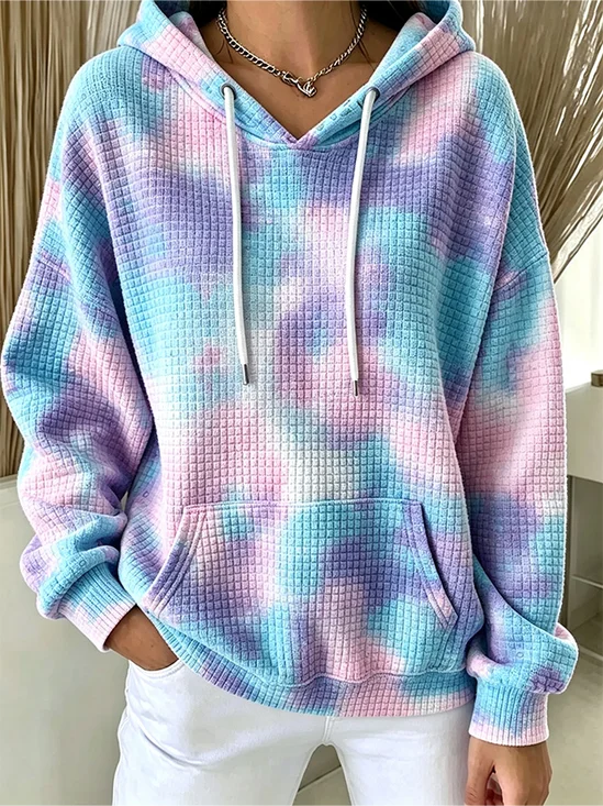 Women's Tie-Dye Casual Hoodie