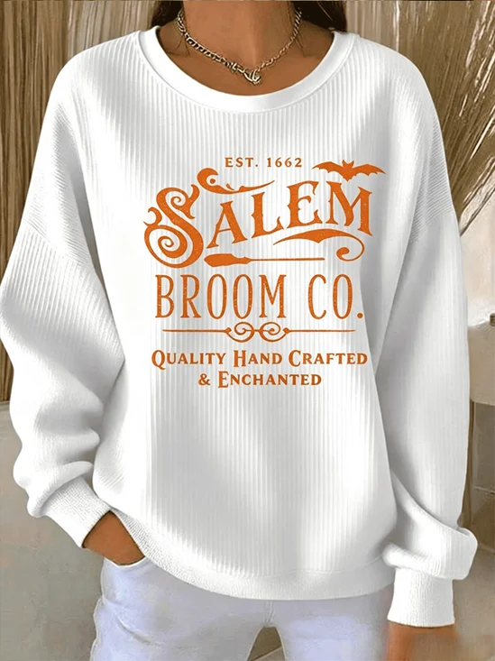Vintage Letter Trendy Casual Sweatshirt