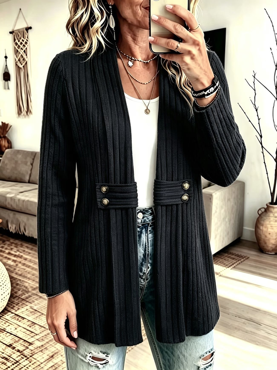Halter Neck Simple Trench Coat