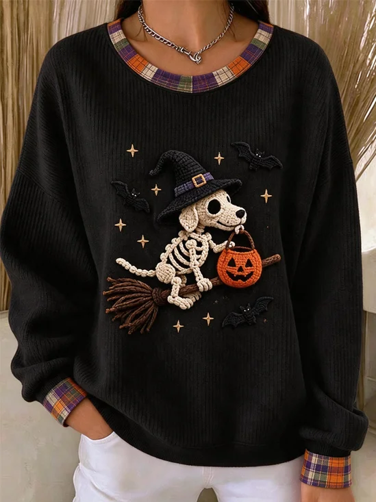 Skeleton Dog Fun Fashion Sweatshirt