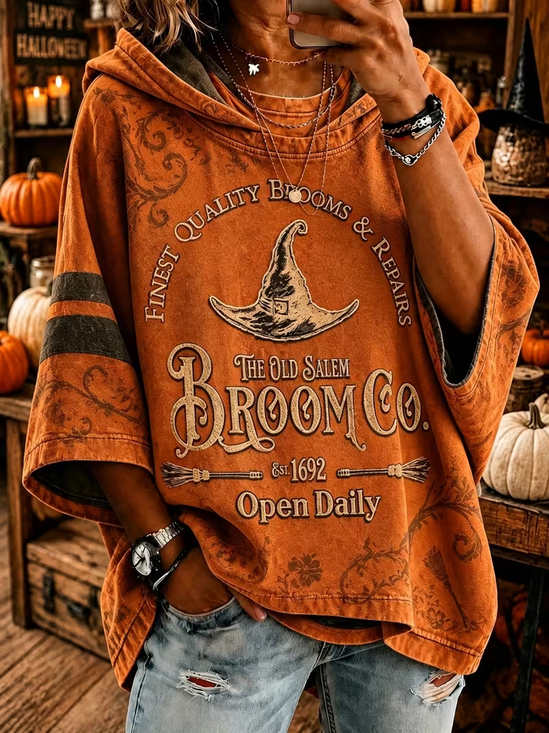Hoodie Casual Halloween Printing Hoodie