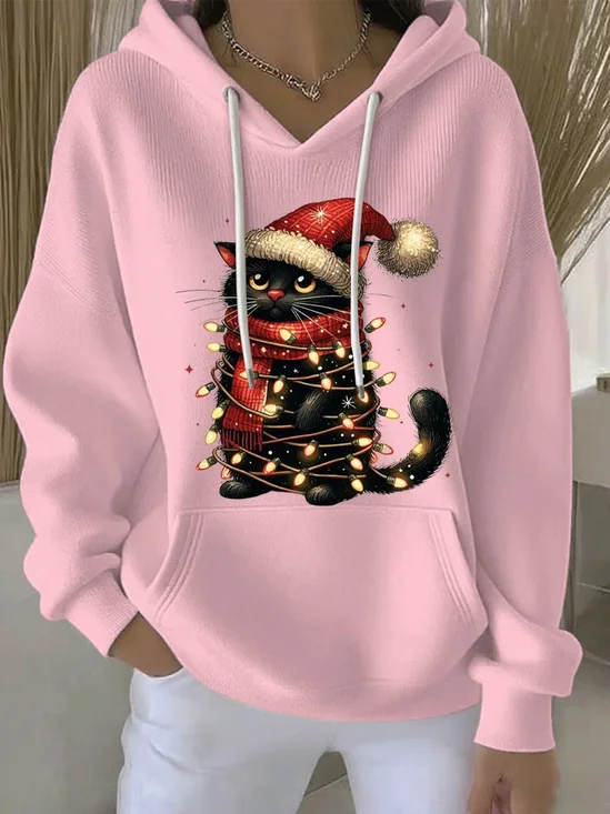 Printing Hoodie Casual Christmas Hoodie