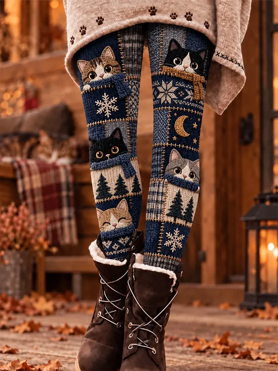 Vintage Cat Leggings