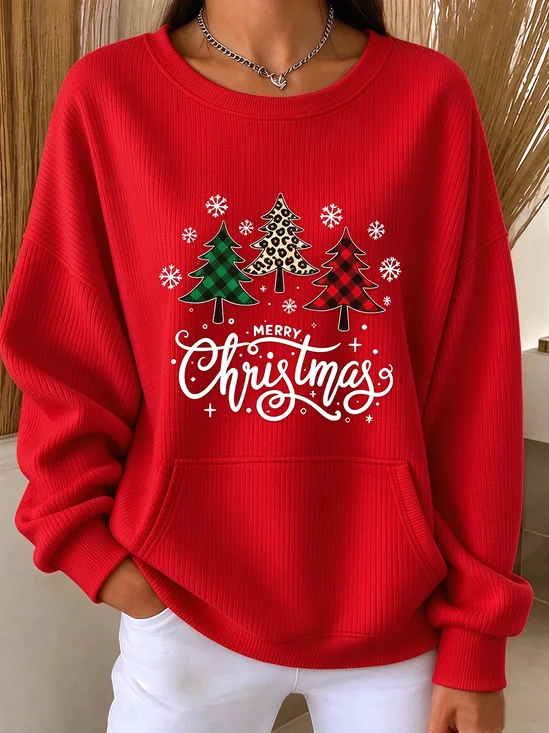 Christmas Tree Casual Sweatshirt
