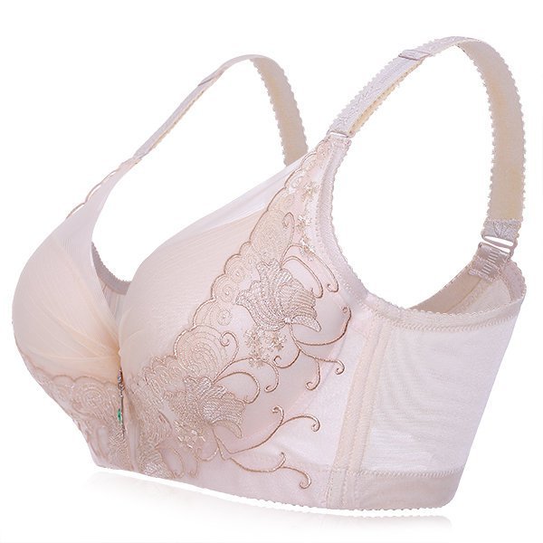 Full Cup Underwire Lace-trim Push Up Bras | zolucky