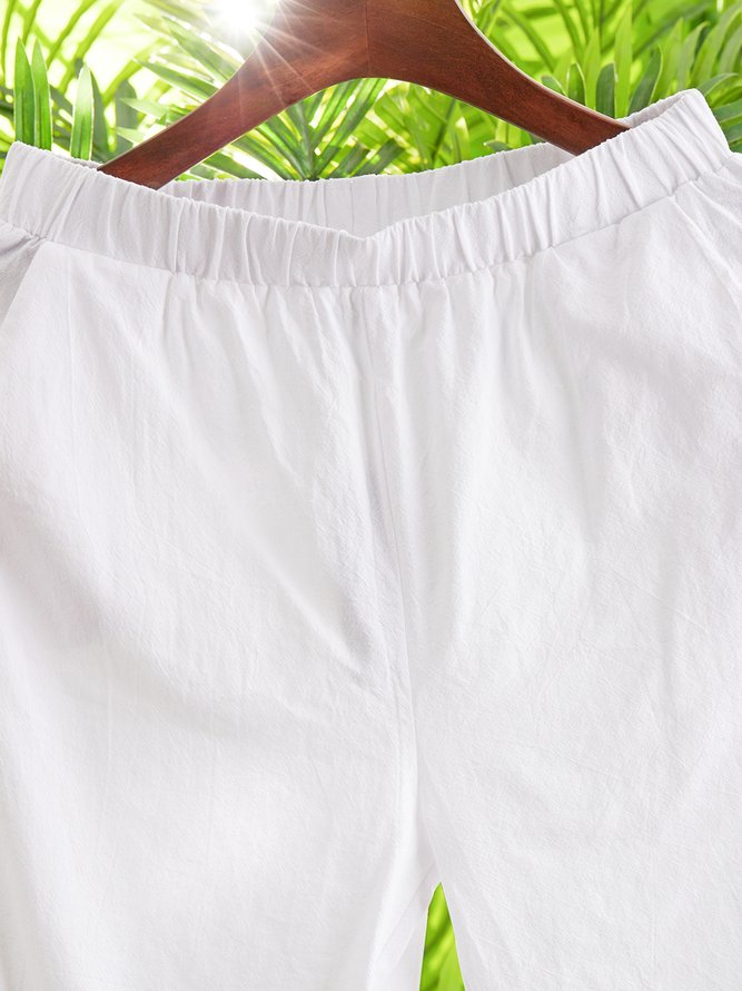 Loosen Cotton Casual Pants