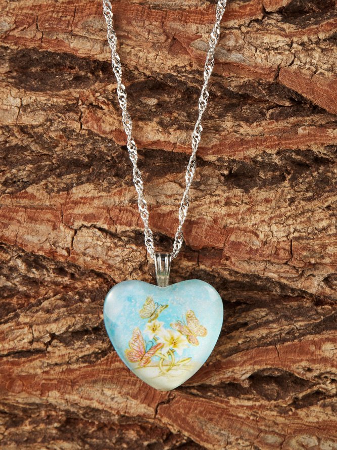 Crystal Butterfly Necklace