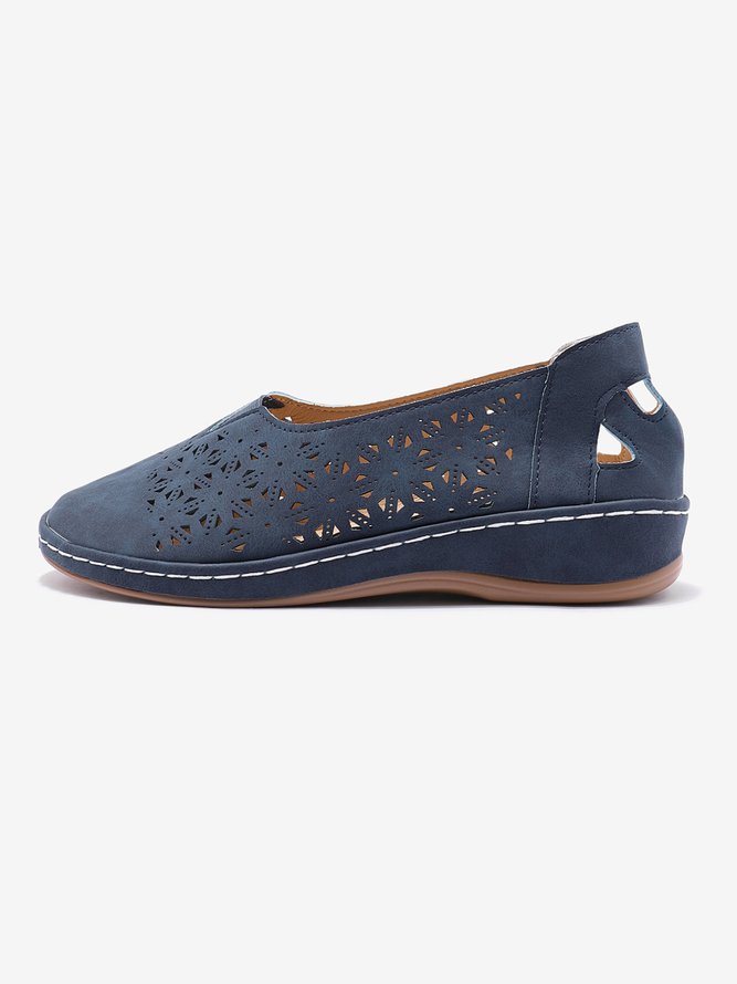 Retro Hollow Casual Shoes