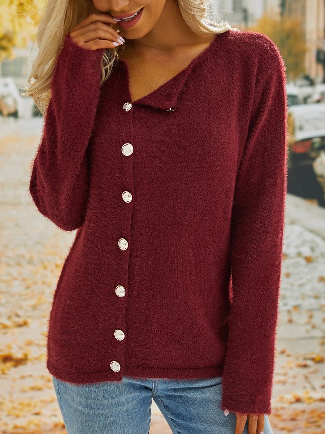 Casual Over Sized Cotton-Blend Sweater coat Cardigan